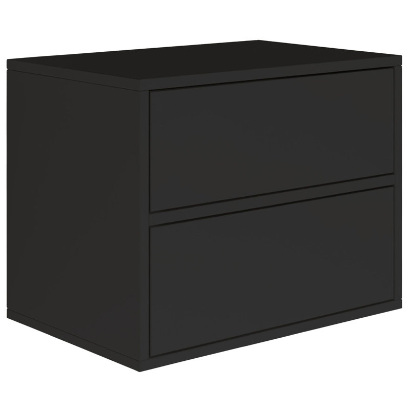50cm W Manufactured Wood Bedside Table