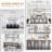 Island Light For Kitchen, 10-lights Farmhouse Chandelier Rectangular Pendant Lighting