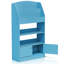 Bureau de rangement moderne bleu clair Lova