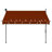VidaXL Retractable Awning with Hand Crank and LED Sunshade Shelter for Outdoor-62956691-62956692
