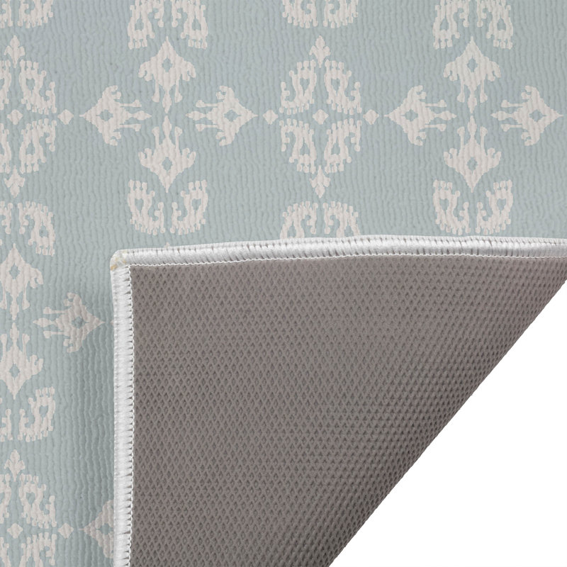 Paillasson Cassia, L 21 po x L 34 po, Bleu clair