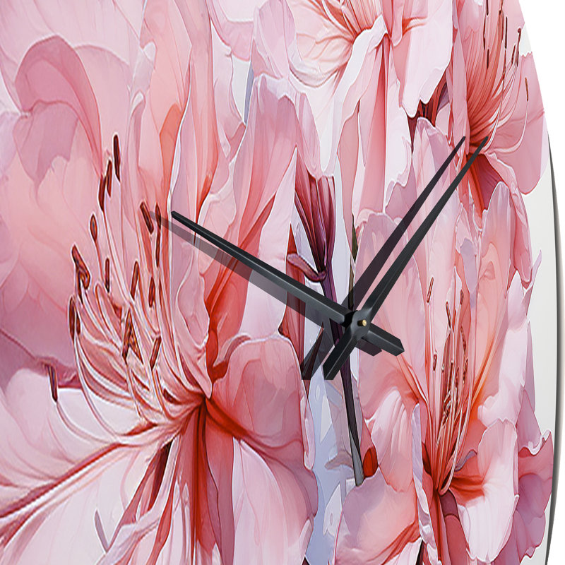 Horloge murale Rhododendron, Grand