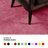 Modern Plush Pet and Kids Friendly Solid Color Area Rugs, Stain & Fade Resistance, Bedroom, Playroom and Kidsroom, Event, Wedding, Perfect for Living Room, Dining Room, Pink Mequon Rug-1357404442