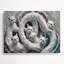 Chats Burmilla, art mural en métal gris-299735404