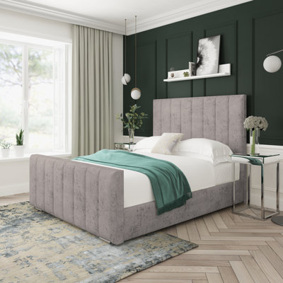 Oakley Marble Upholstered Ottoman Bed Frame