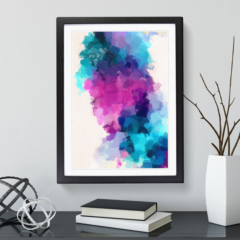 Beyond The Sky - Single Picture Frame Print, Black , 64cm H x 46cm W x 2cm D