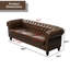 Canapé Chesterfield 88,2 po