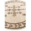 Tapis rond rond crème Mosser