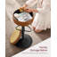 Swivel Upholstered Adjustable Height Counter Stool with Metal Frame-104903180