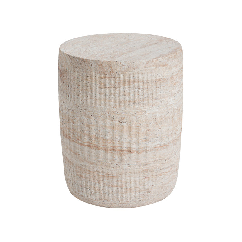 Table d'appoint d'extérieur / d'intérieur en béton léger