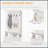 3-In-1 Entryway Hall Tree with Storage Bench, Coat Rack with Four Hooks and Shoe Storage