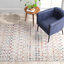 Tapis multicolore à motif marocain tissé à la machine Performance Amanti-48659507