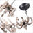 Farmhouse 25 in. 5-Light Adjustable Chain Solid Wood Chandelier with Light Kit-1323503749