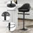 Adjustable Height Bar Stools, Modern Faux Leather 360° Swivel Chairs With Backrest For Kitchen Or Dining-1460101784