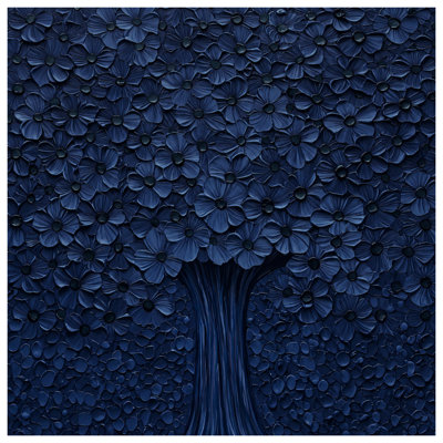 Blue Floral Tree Comforter