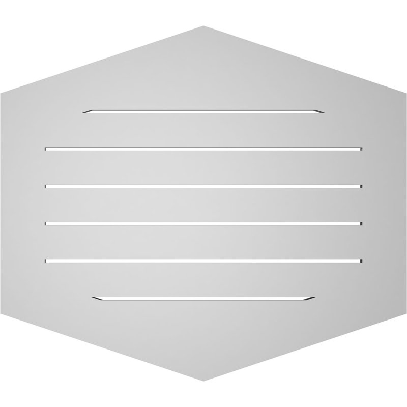 Pente verticale verticale en uréthane 4 pi, H 28 po x l 32 po x P 1 po