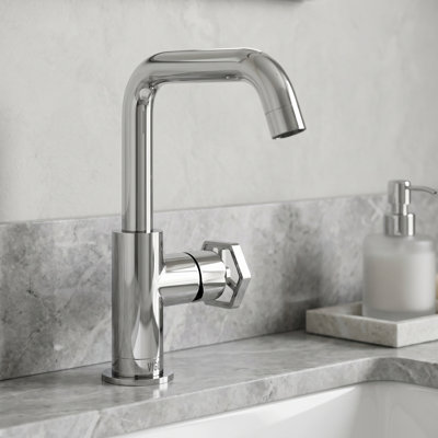 Robinet de salle de bain monocommande et monotrou H 9 po Ruxton