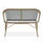 Cato 44.13'' Wide Rectangle Aluminum Loveseat-1178323273