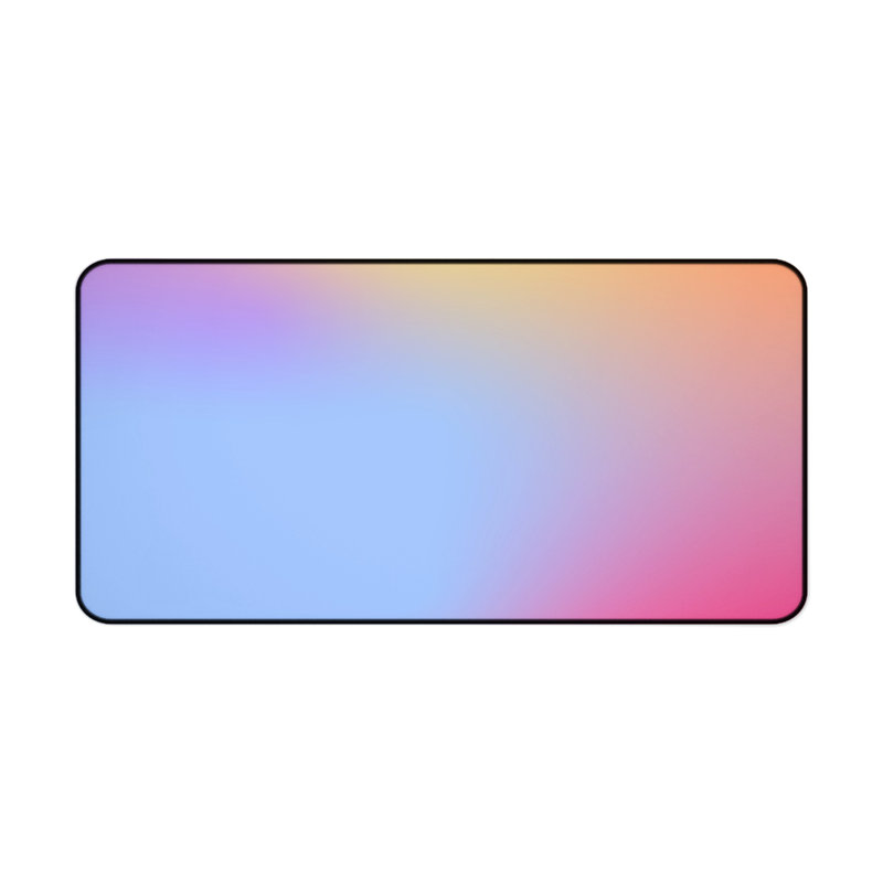 Polyester Desk Pad, 14.4x12.1
