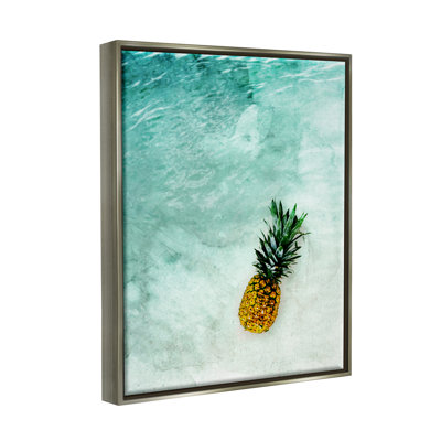 " Pineapple On Beach Ripples " by Emanuela Carratoni