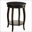 Élégante table de bout noire avec 1 tiroir et une tablette inférieure pour un rangement et une décoration améliorés-1305711412