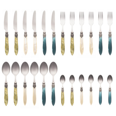 Alenka 24 Piece Cutlery Set, Service for 6