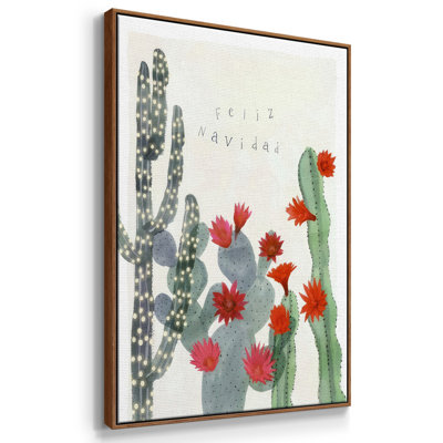 Desert Christmas Cactus II, reproduction d'art sur toile