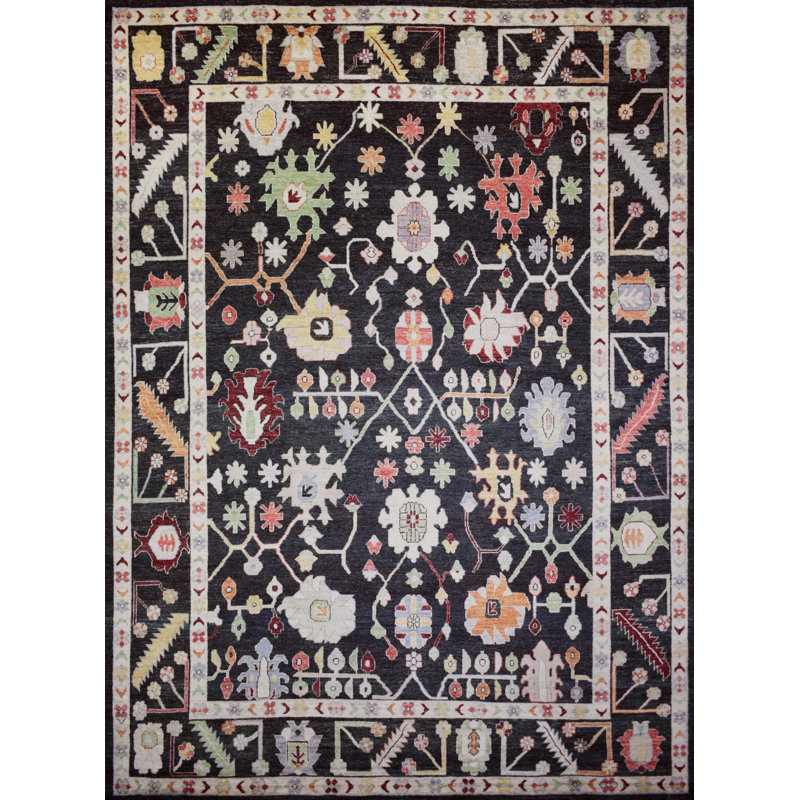 Traditional One-of-a-Kind Rectangle 9'10" X 13'4" Hand Knotted Area Rug
