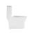 12 - Inch Rough In, One Piece Toilet Of Ceramic, 1.22/1.6 , Dual Flush, Soft Closing Seat, 800G Map, Quiet Operation, Effortless Hygiene, Skirted Design, Quick Release Ceramic For Bathroom Use,