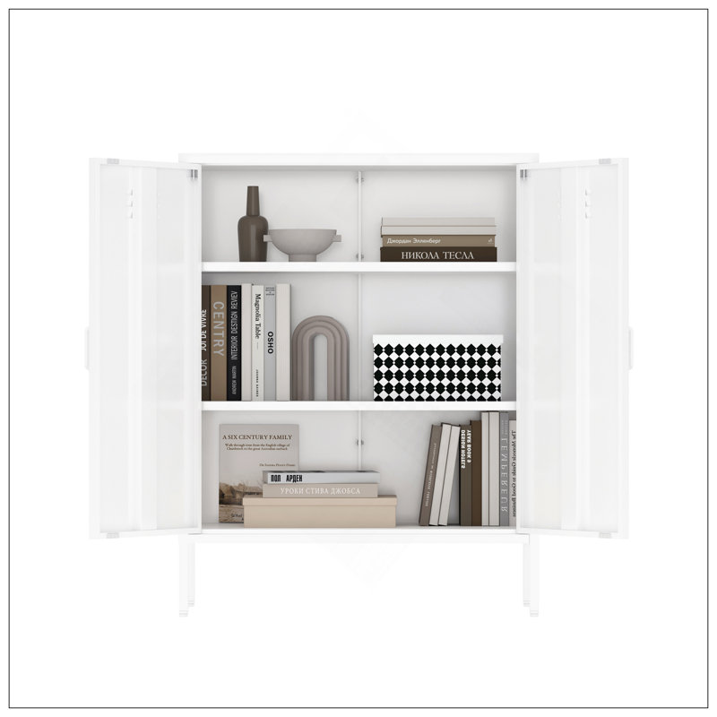 Armoire décorative blanche, Blanc