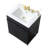 24'' Black Modern Free-Standing Single Bathroom Vanity Set