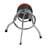 Commercial Grade Chrome Swivel Bar Stool with Vibrant Team Colors  -113702926