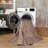 GLN Rugs Contemporary - Machine Washable Area Rug, Bohemian Vintage Washable Rug, Non Slip Area Rug, Low Pile Chenille Living Room Rug, Bedroom Rug, Bathroom Rug (Brown Rug)-1579203348