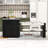 Dionigio 83" Kitchen Island Set with Extendable Dining Table, Power Outlets and Storage Cabinet-1354203840