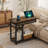 Granton Adjustable Height Iron Computer Desk with Built-In Electrical Outlet-46545742