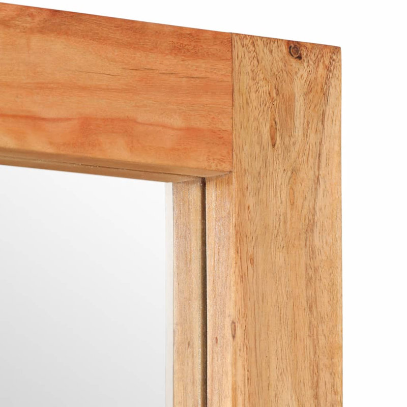 Scottsboro Rectangle Wall Mirror, Brown