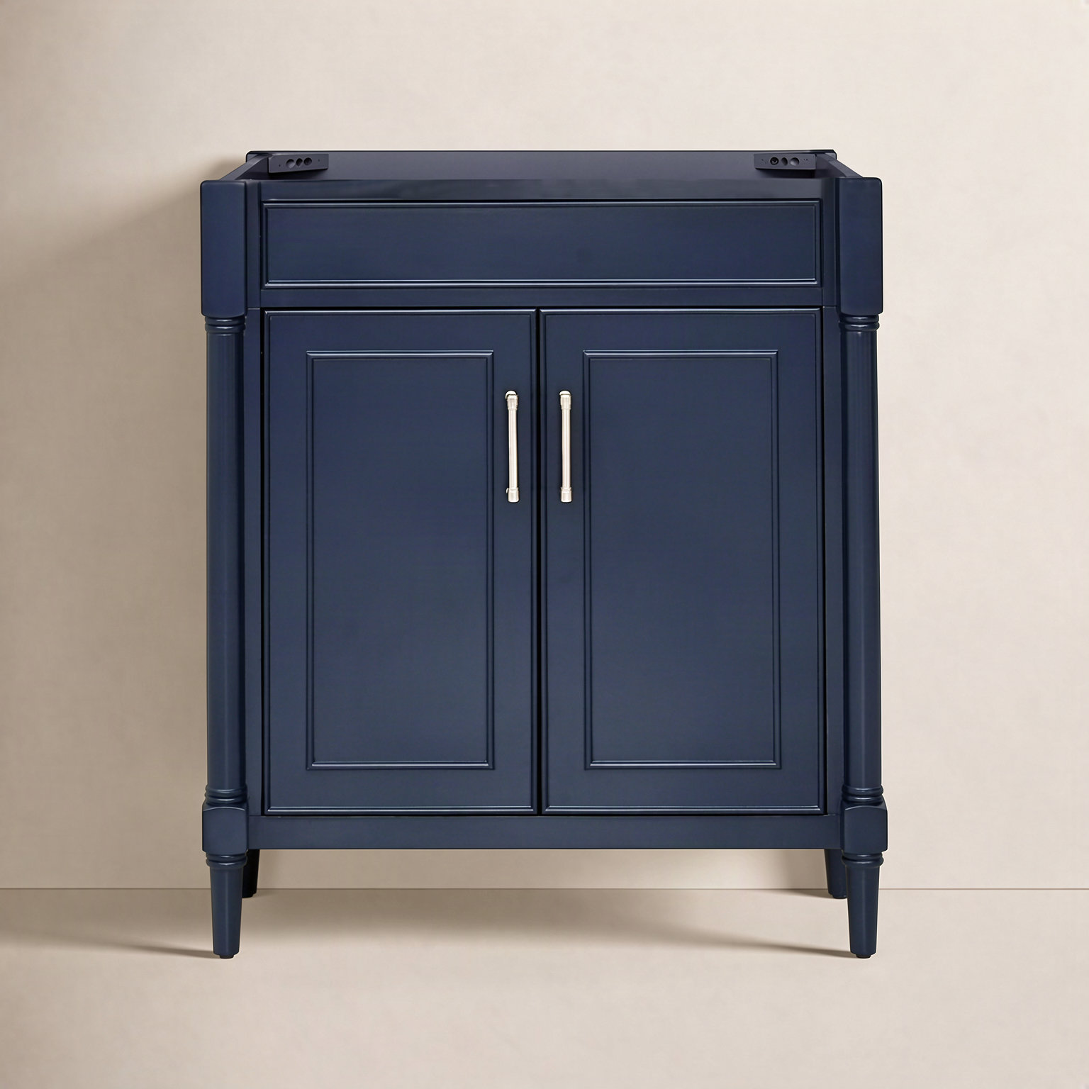 Addison 30" Single Bathroom Vanity Base, Navy Blue