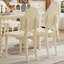 Ensemble de table de salle à manger en bois de cerisier blanc durable-1501788340