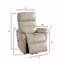 Fauteuil inclinable électrique inclinable contemporain inclinable