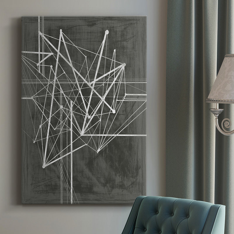 Vertices I - peinture sur toile tendue, H 12 po x l 8 po x P 1 po
