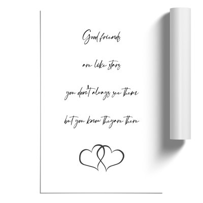Good Friends - Frameless Print
