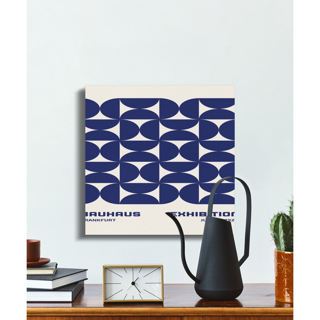 Bauhaus Exhibition Canvas Wall Art, Geometric Print, Modern Decor, Gallery Wrapped Canvas, Ready to Hang, Archival Quality, Statement Piece
