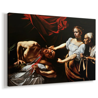 Judith décapitant Holofernes-Caravage-Gallery, toile tendue-c. 1599-1602