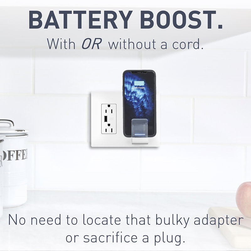 Legrand Radiant Wireless Qi Charger with USB and Tamper Resistant Outlets