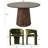 5-Piece Mid-Century Round Dining Set For 4-2043286140