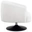 Fauteuil d'appoint pivotant rembourré