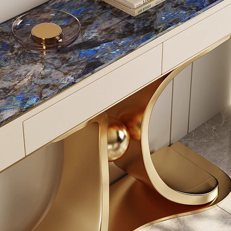 Console luxueuse de style italien, H 33,5 po x l 63 po x P 13,8 po