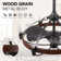 Arezo 27.17" Classic Black Caged Farmhouse Ceiling Fan With Light Kit And Remote Control