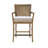 Cane Back Counter Stool