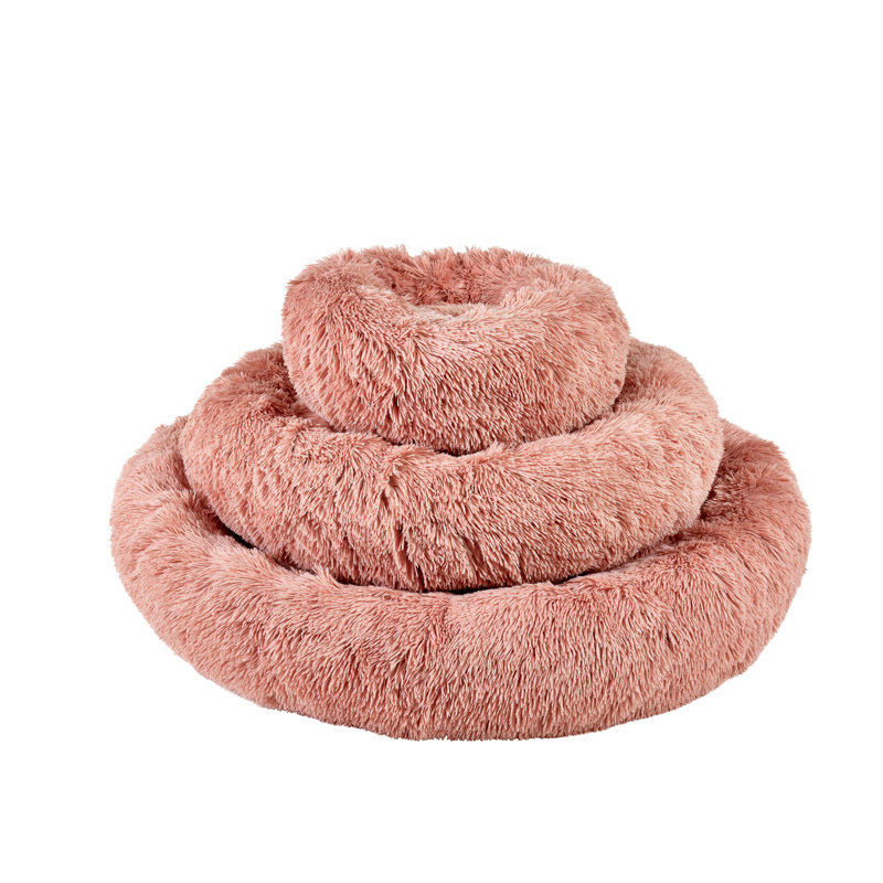 Raleigh Polyester Pet Bed, 30 H x 100 W x 100 D cm, Large (18-32kg), Pink